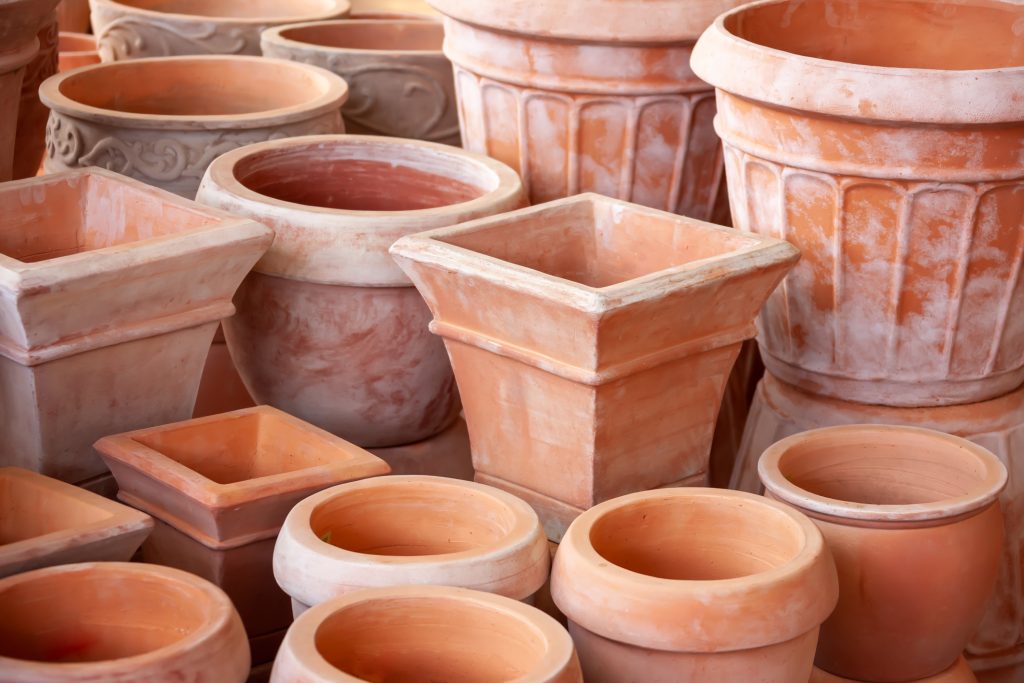 Pots en terre cuite